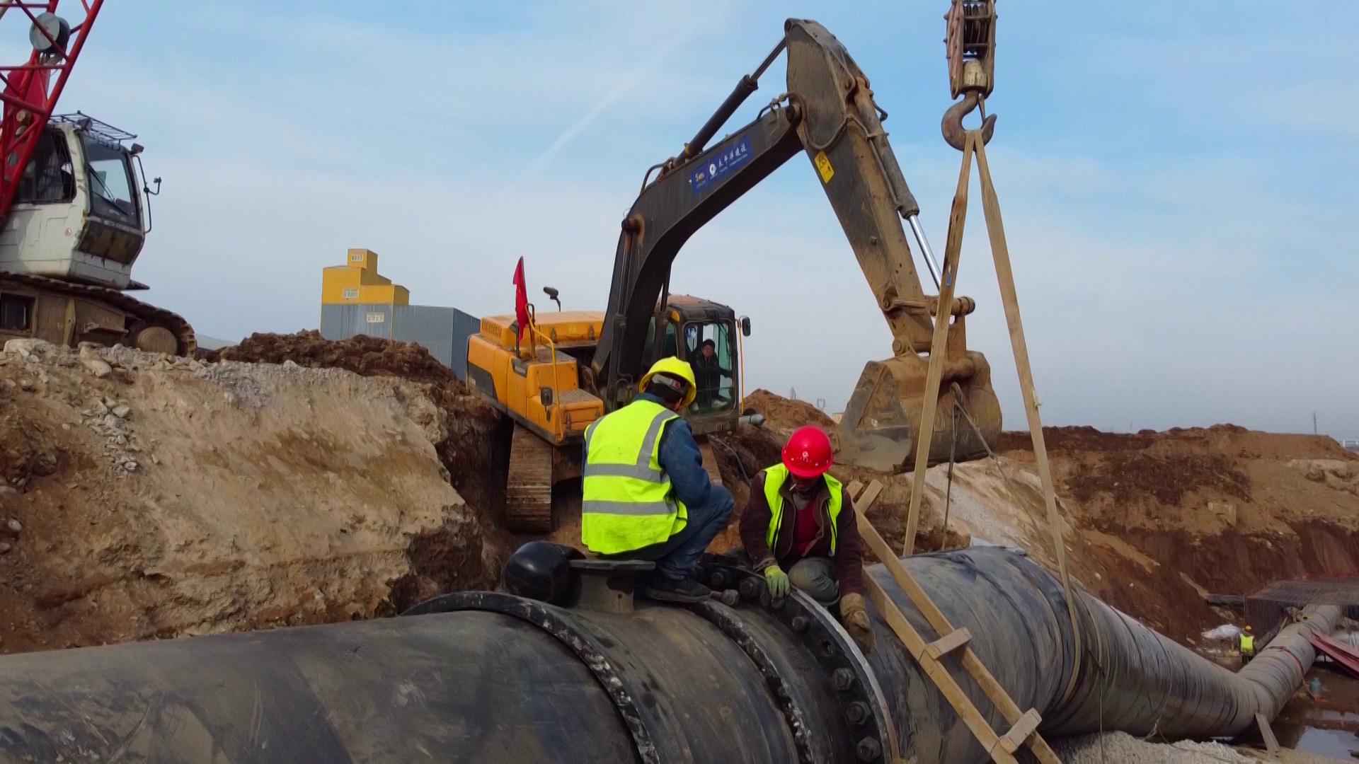 太原热浸塑钢管涂塑钢管 阳曲县中社河河道综合治理工程:全力以赴保工期 为太忻一体化经济区建设作贡献 太原热浸塑钢管涂塑钢管 阳曲县中社河河道综合治理工程:全力以赴保工期 为太忻一体化经济区建设作贡献